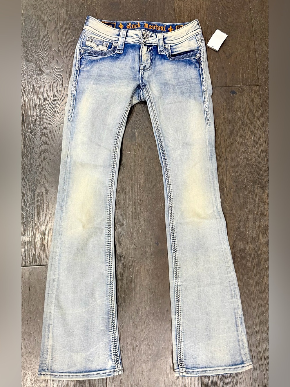 Rock Revival Women's Light Wash Bootcut Jeans Raven
